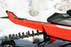 Zbroz Racing Skidoo Lynx Rear Red Bumper Installed